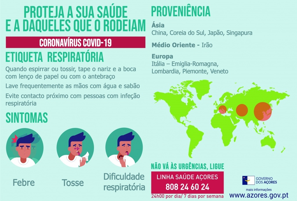 Resultado de imagem para covid 19 recomendações açores